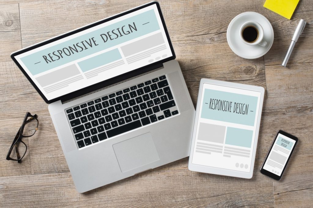 design mobil, responsive site